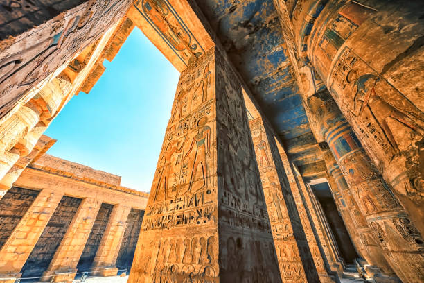 The Temple of Ramesses III in Luxor, Egypt